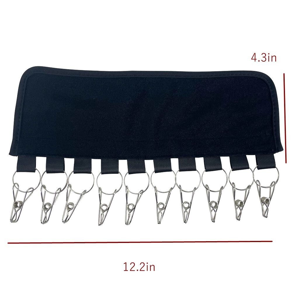 Hat Multifunctional Clip Cap Ten Clips Foldable Storage Home Hat Hanger 1Pcs