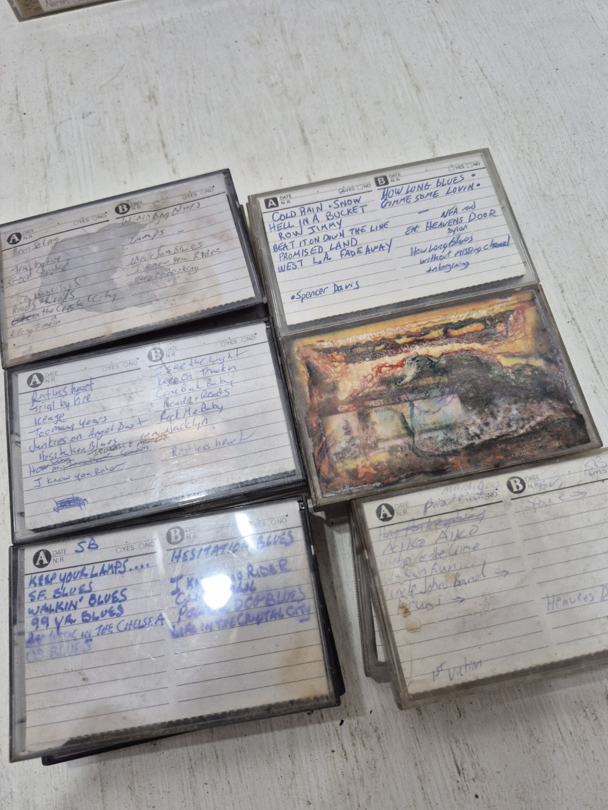 Lot Vintage The Grateful Dead & Others Cassette Tapes 1989 80s Concert Live