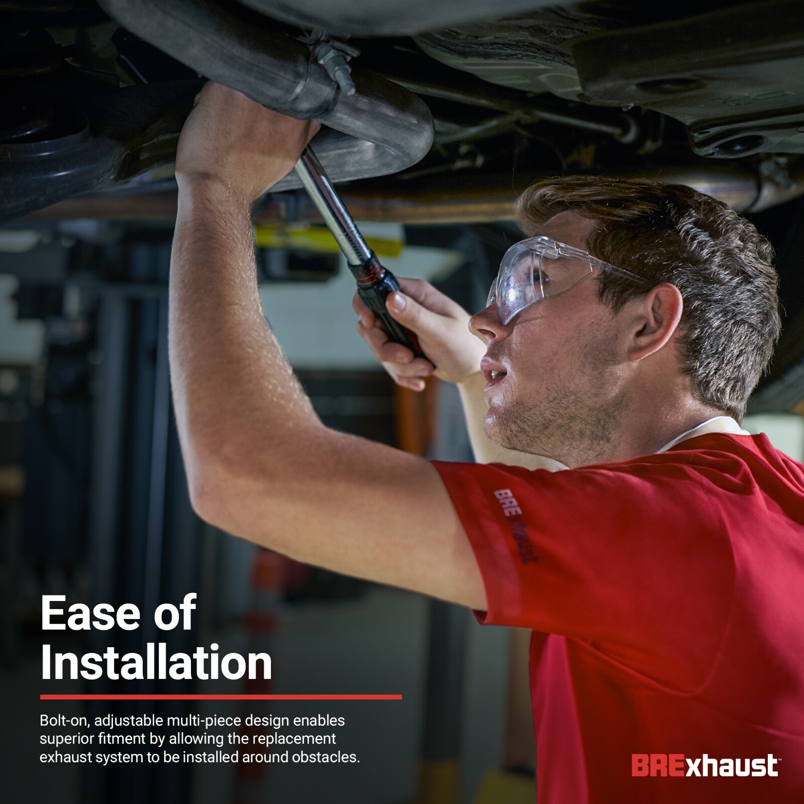 BRExhaust 2007-2011 Jeep Wrangler V6 3.8L Direct-Fit Replacement Exhaust System