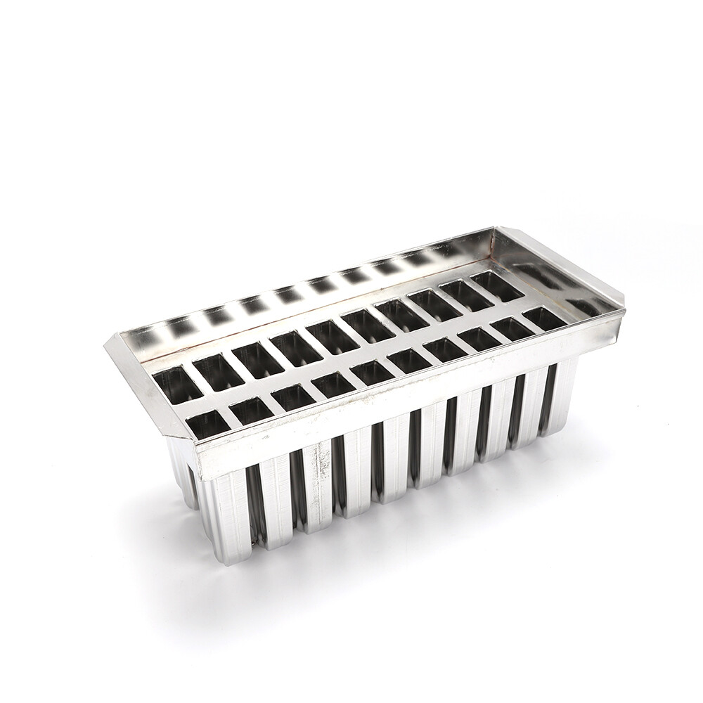 20x Stainless Steel Molds Ice Pop Lolly Popsicle Ice Cream Stick Holder Mold Top