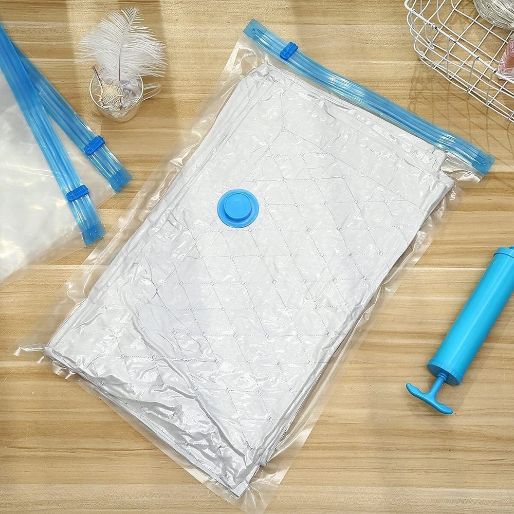 24 Jumbo Vacuum Storage Bags Travel Clothes Organizer, New