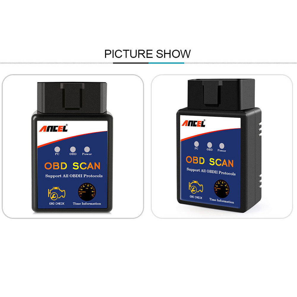 For Android Bluetooth ELM327 Scanner OBD2 Code Reader Engine Car Diagnostic Tool