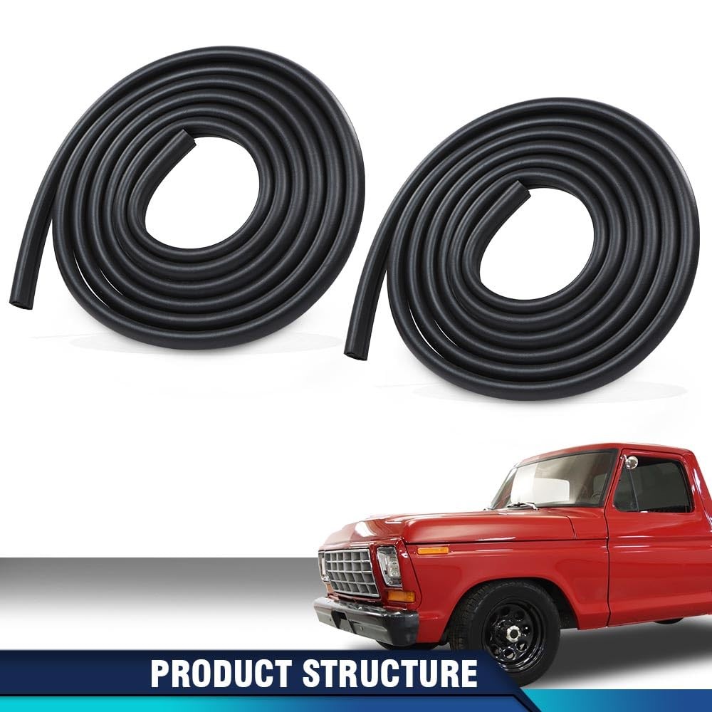 Door Seals Weatherstrip Pair Set Compatible with Ford Bronco F100-F350 1973-1979