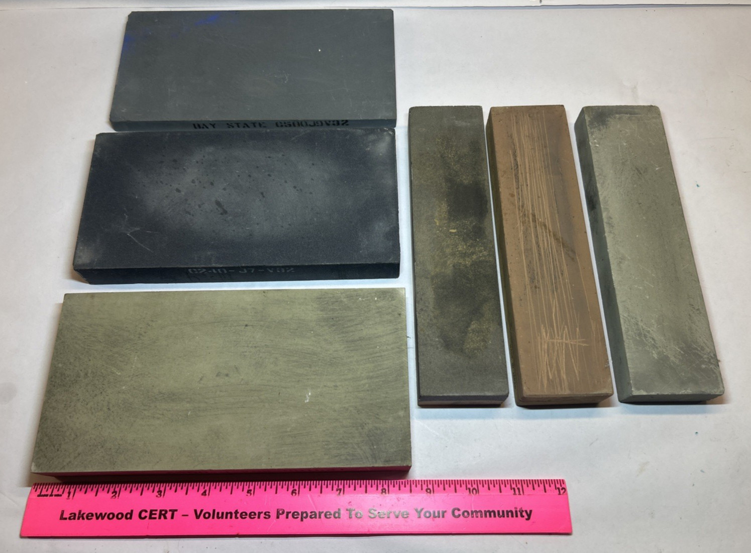 Lot Sharpening Stone Bay State 0500J9V32,  A500-J-VG2-901621 & C240-J7-V32 Other