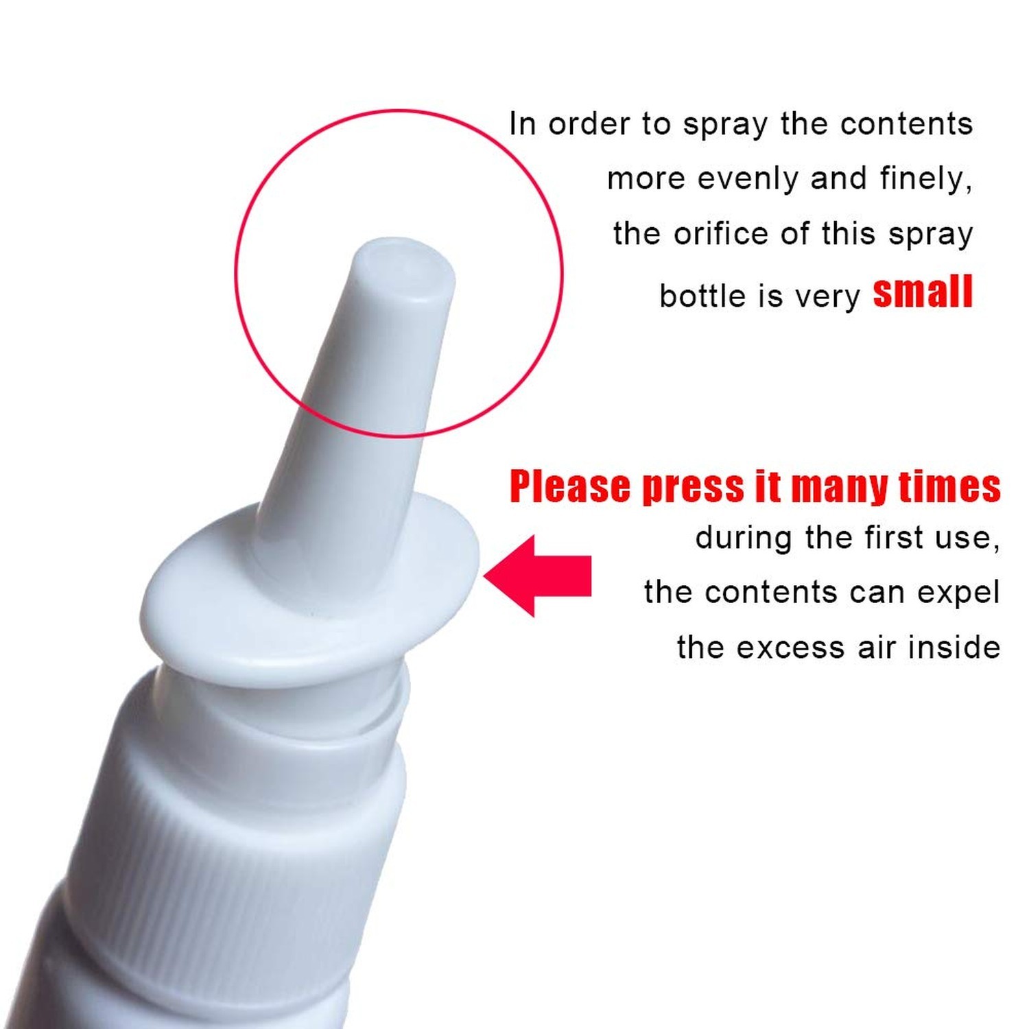 6 Pcs (5ml/0.17oz) Amber Round Empty Glass Nasal Spray Bottle with Press Spra...
