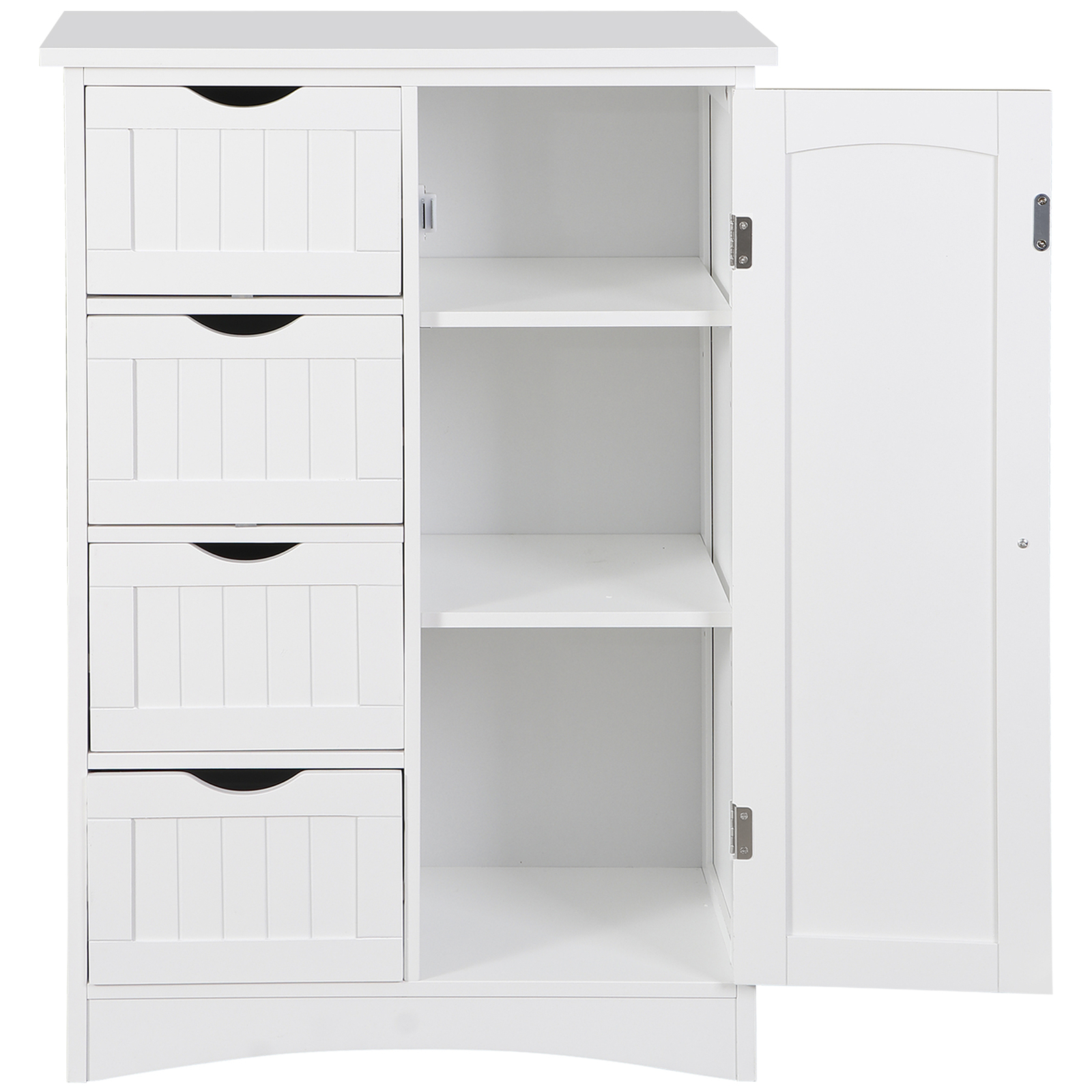 Bathroom Floor Cabinet Wooden Freestanding Storage Cabinet Bathroom Floor Shelf