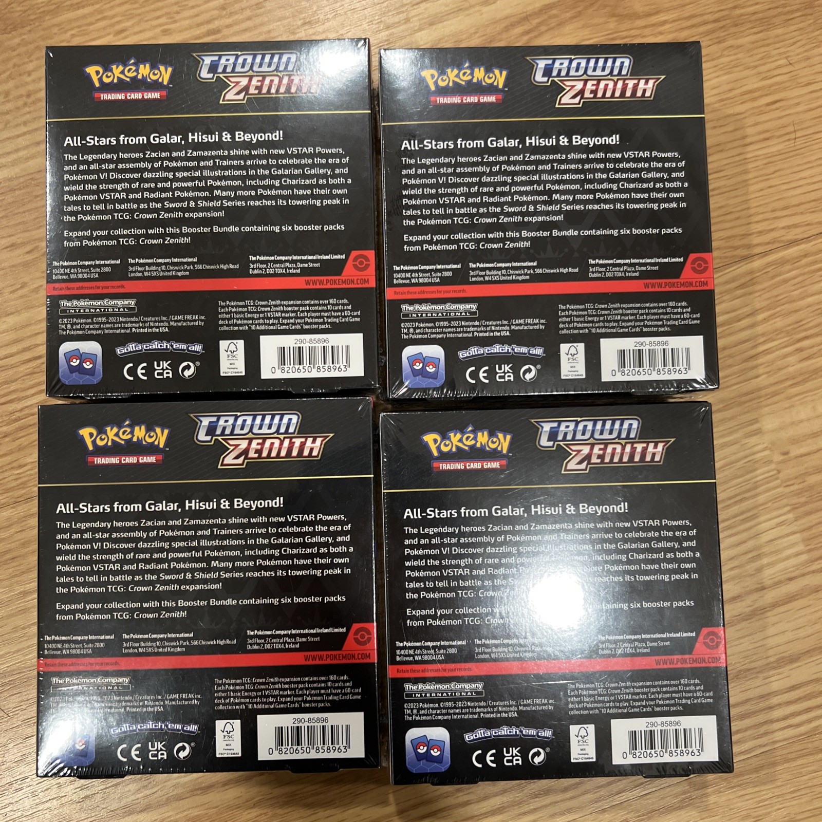 Pokemon Crown Zenith Booster Bundle FACTORY SEALED
