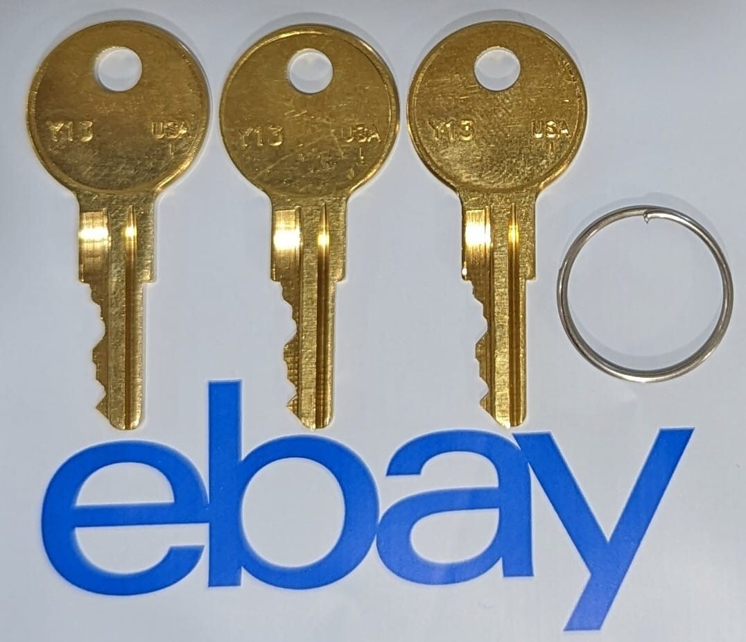 CH509 3-NEW Keys For ALL Toolbox chests with code CH509 or 509CH