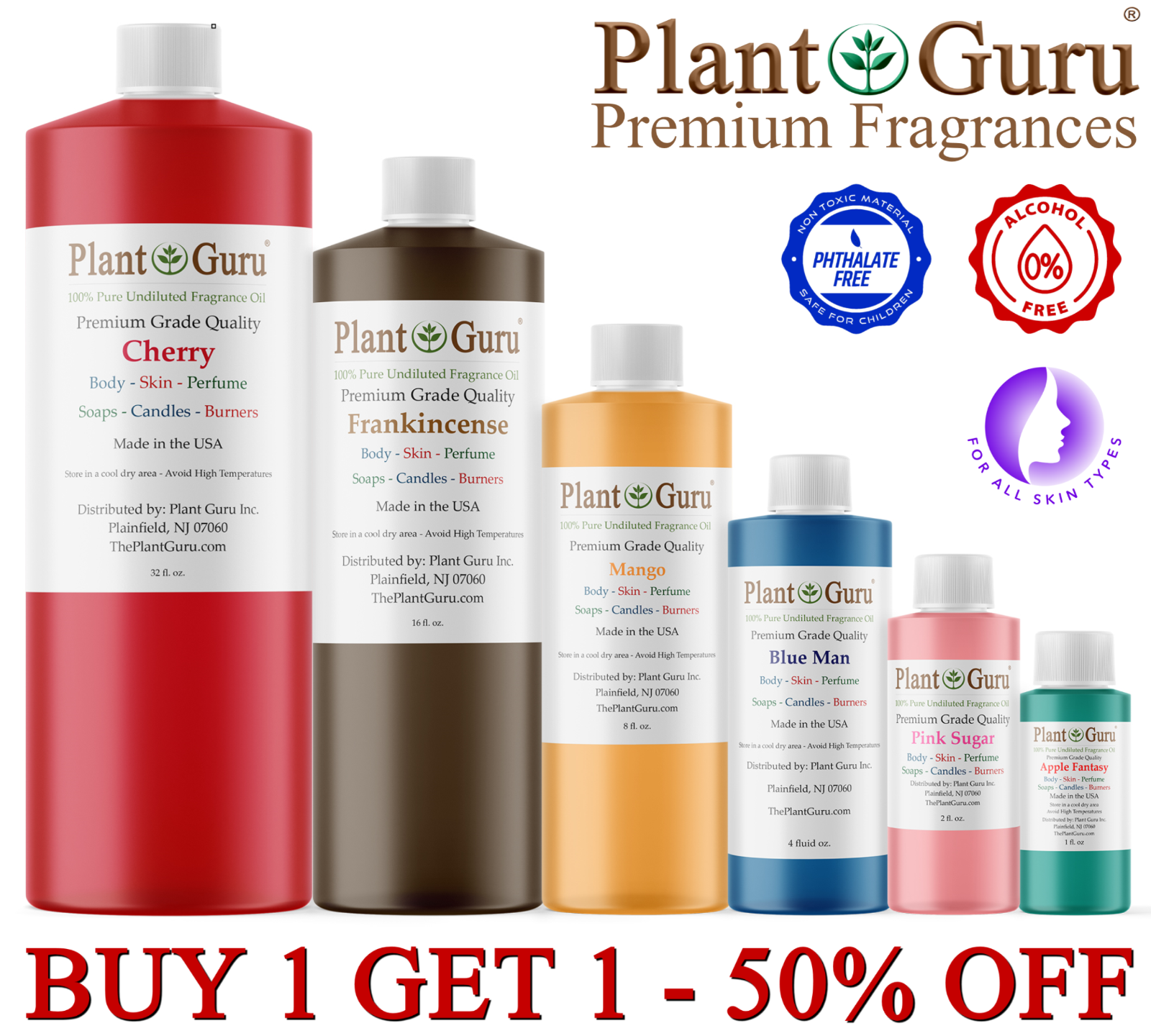 Fragrance Oils for Candle Soap Bath Bomb Incense Making Scented Oil Bulk Lot