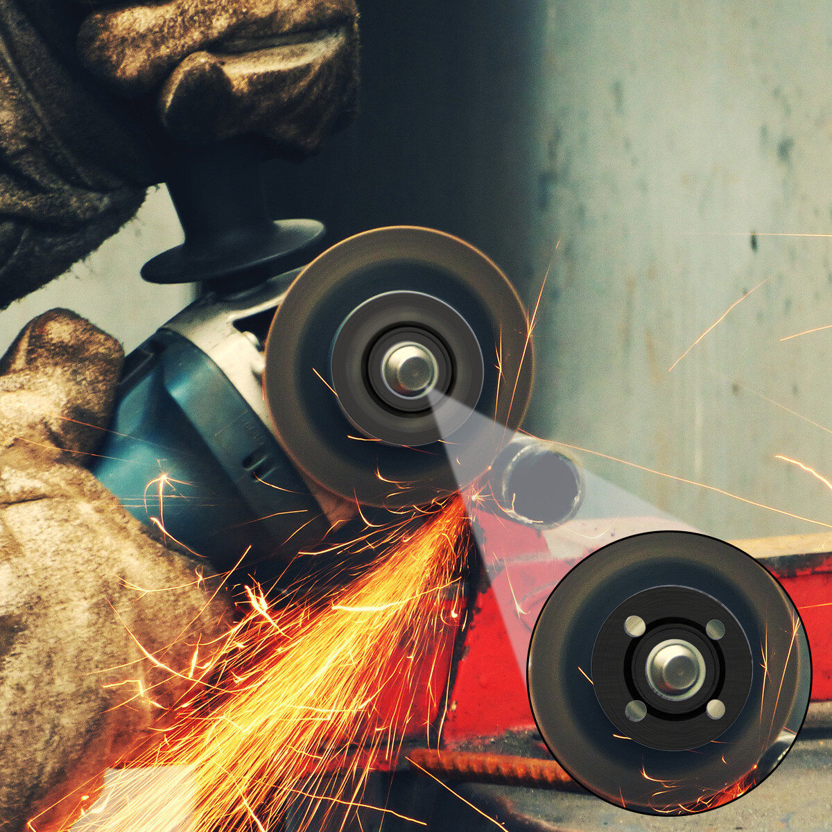 Grinder Flange Lock Nut Wrench Fit Milwaukee Dewalt Makita 4-1/2"5" 5/8-11 Parts