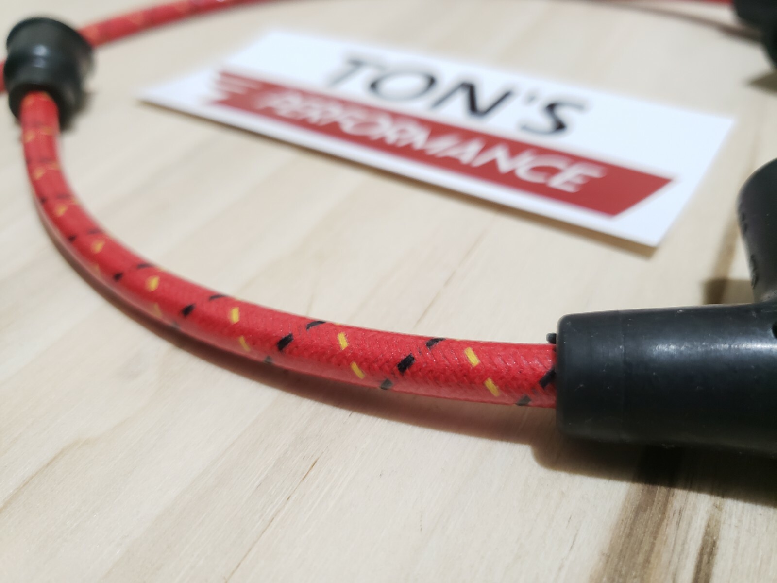 Harley Davidson Big Twin 91-98 FXD Dyna Softail Spark Plug Wires Red BkYl Copper