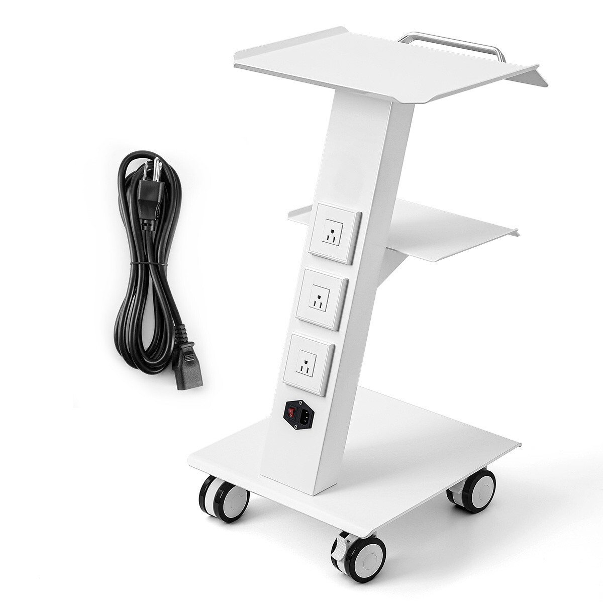 Dental Mobile Medical Cart /Cabinet with Drawers Wheels /Endo Implant Trolley