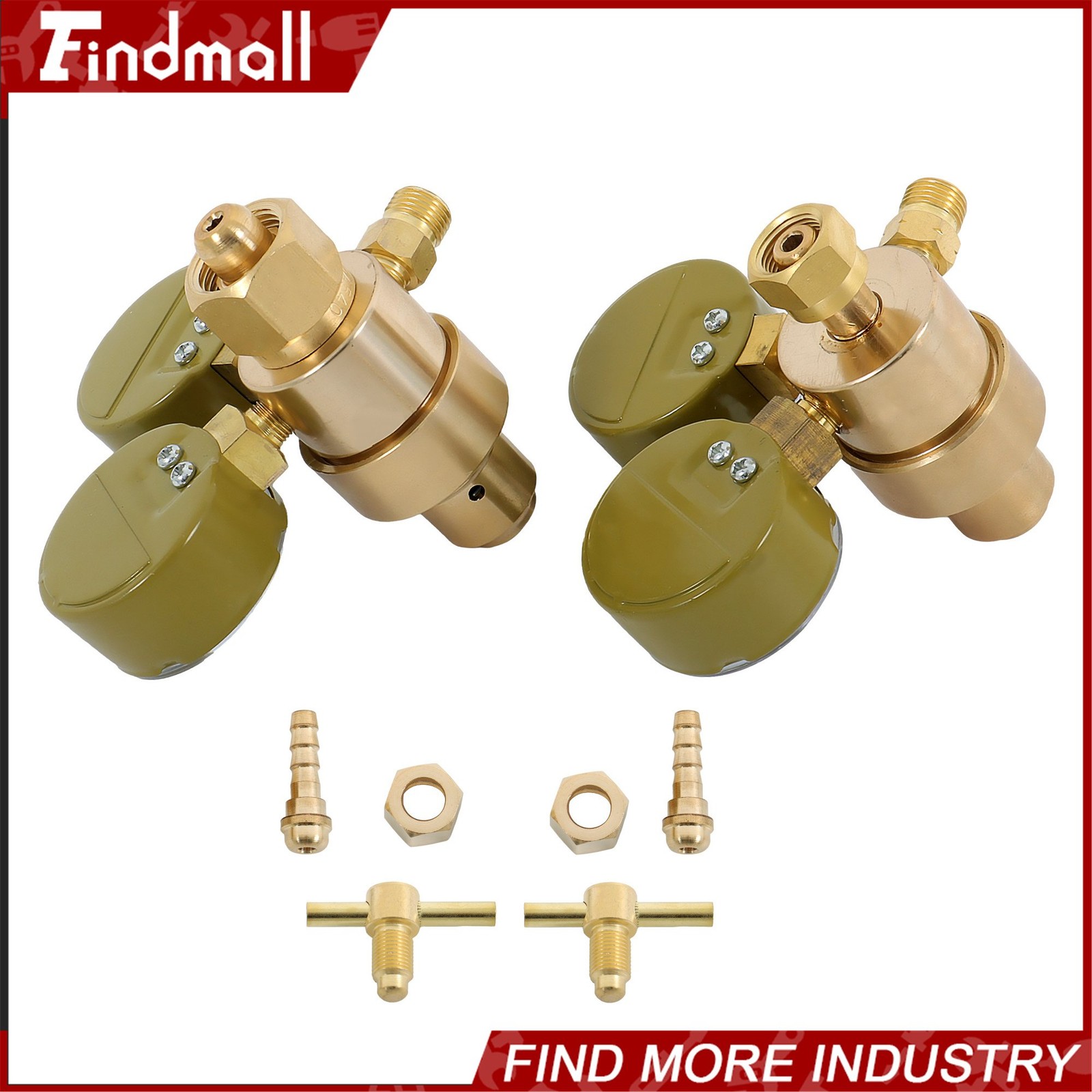 Oxygen Acetylene Gas Regulator Welding Cutting Torch Dual Gauge CGA540 CGA200