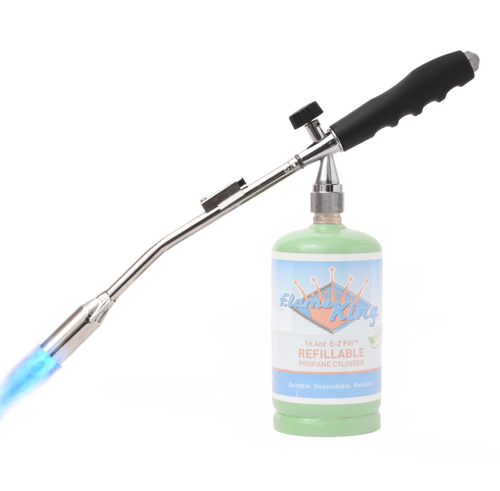 20,000 BTU Handheld Slanted Propane Charcoal Lighter Torch