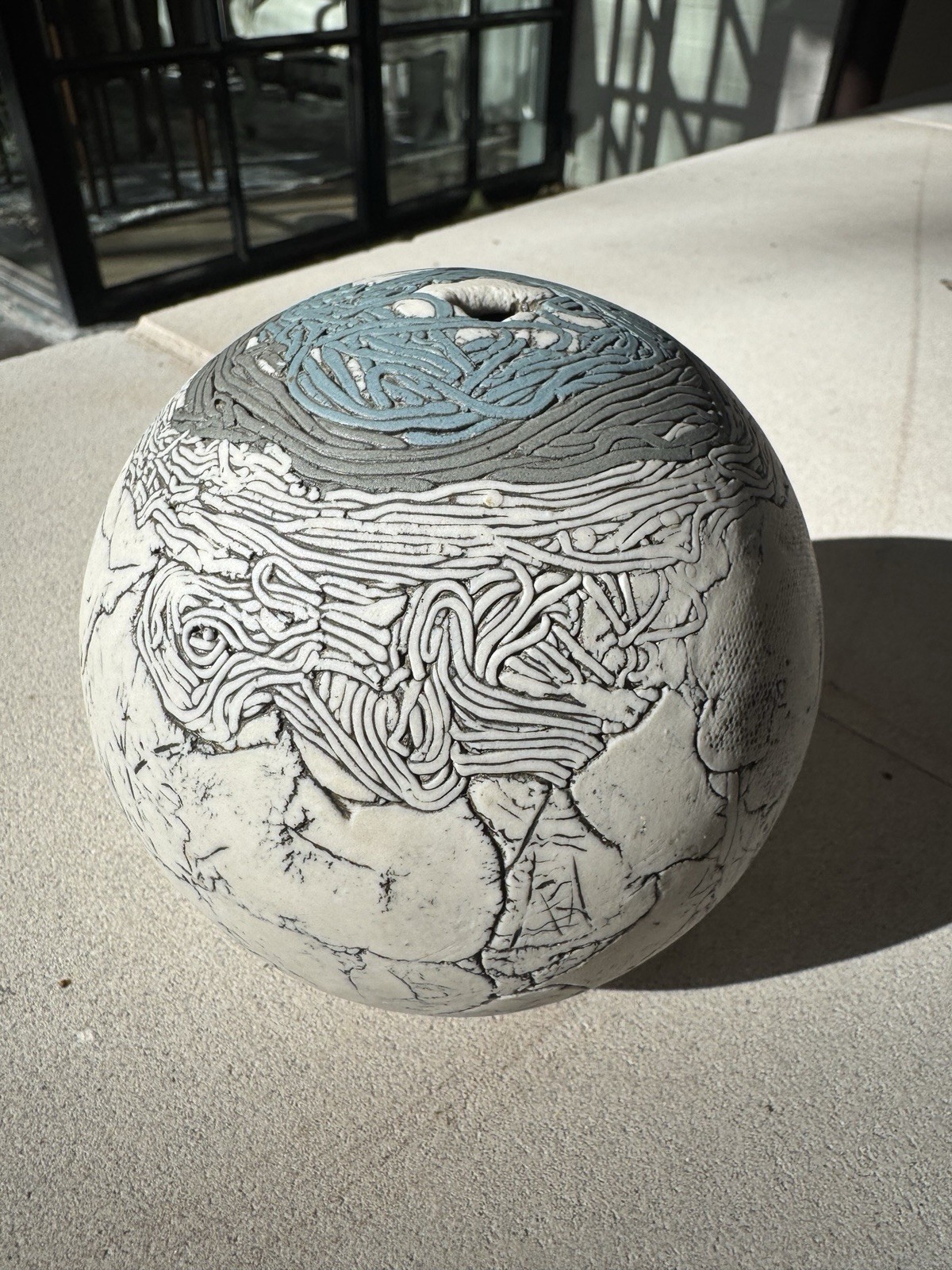 Romilla Batra California Studio POTTERY CERAMIC Original MODERN Art Signed 5”H