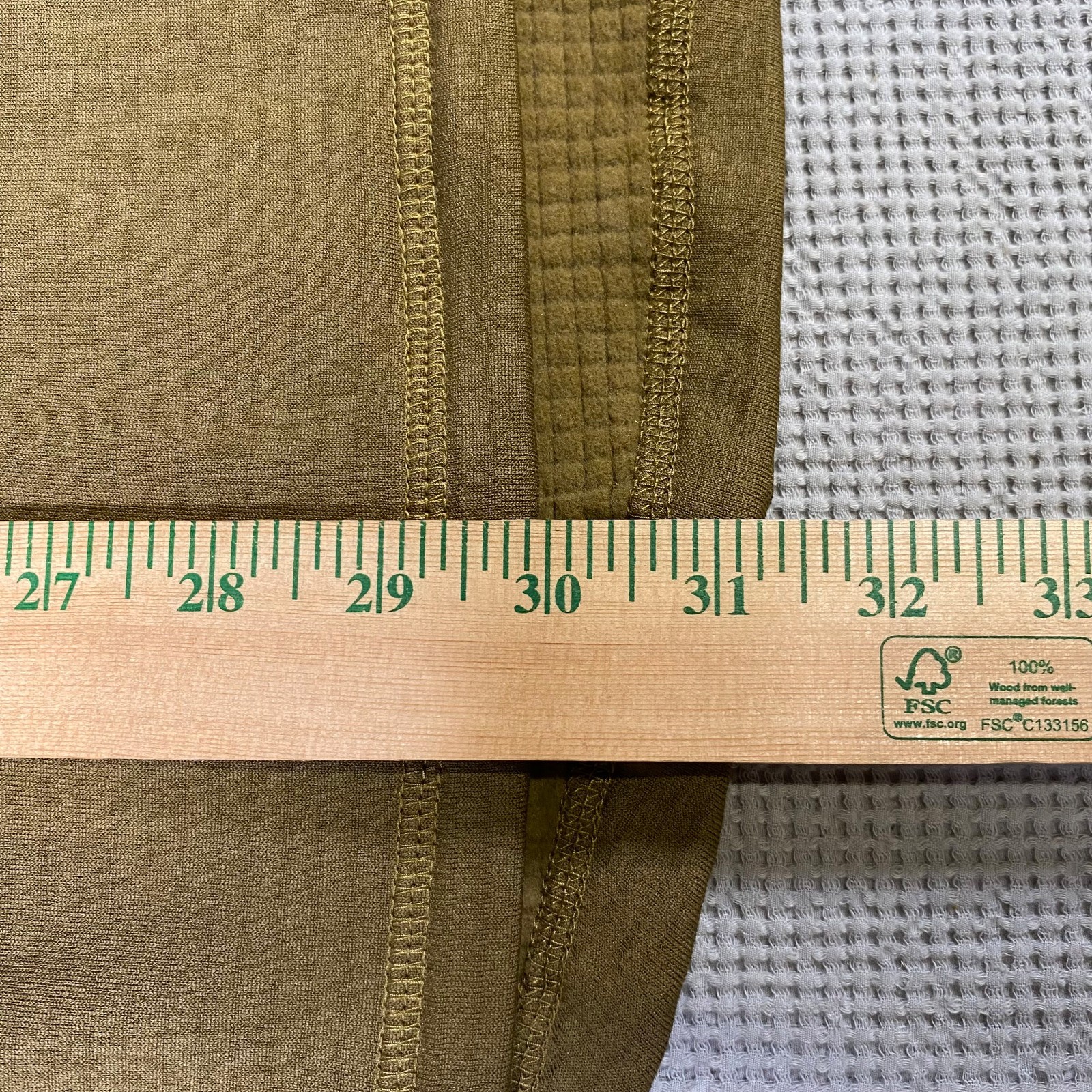 New USMC Polartec FROG Grid Fleece Waffle L2 1/2 Zip Pullover Coyote Brown LARGE