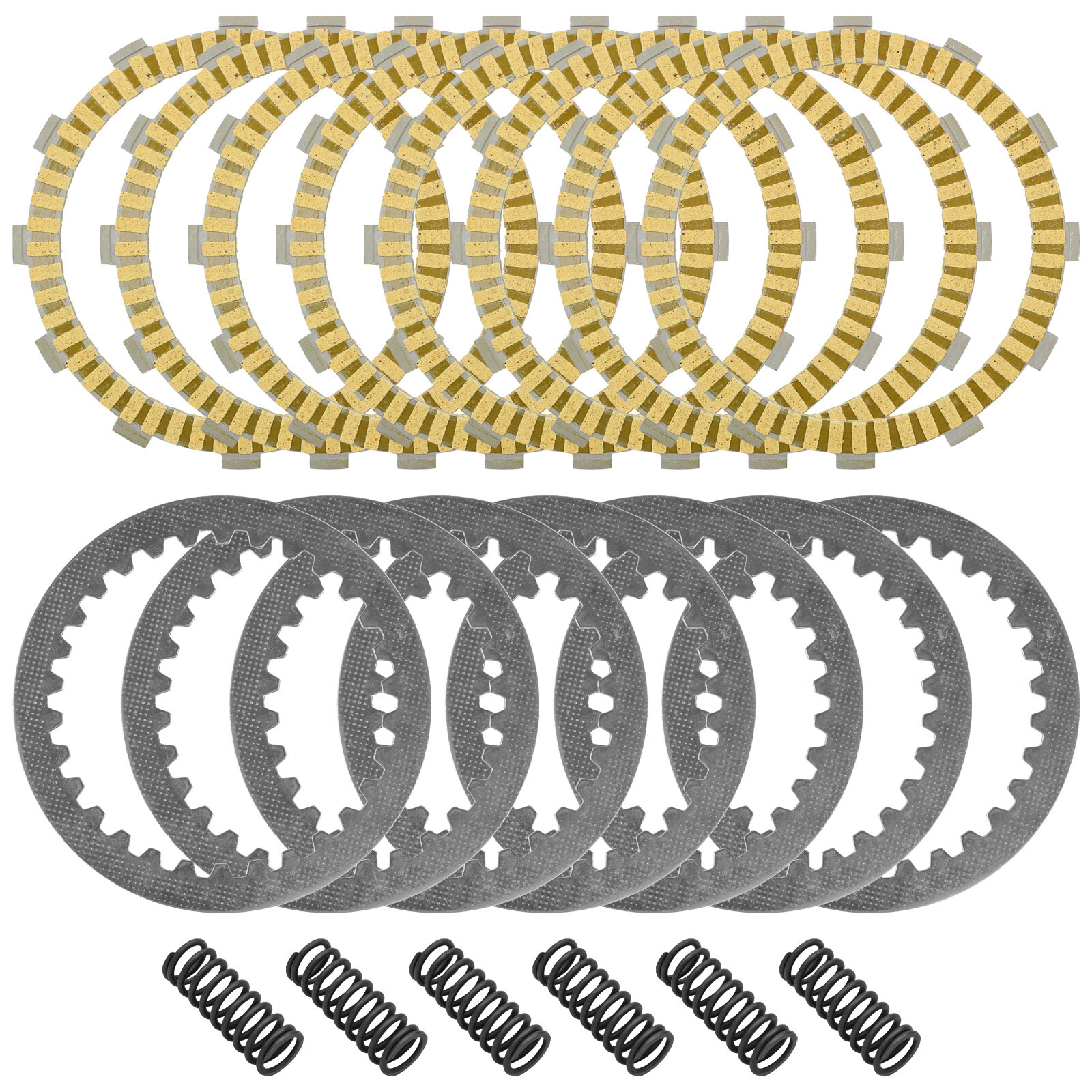 Clutch Friction Steel Plates And Springs Kit for Honda VTX1800 2002-2008