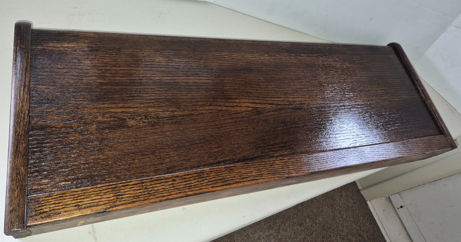 Antique Globe Wernicke Oak Barrister Bookcase Top D