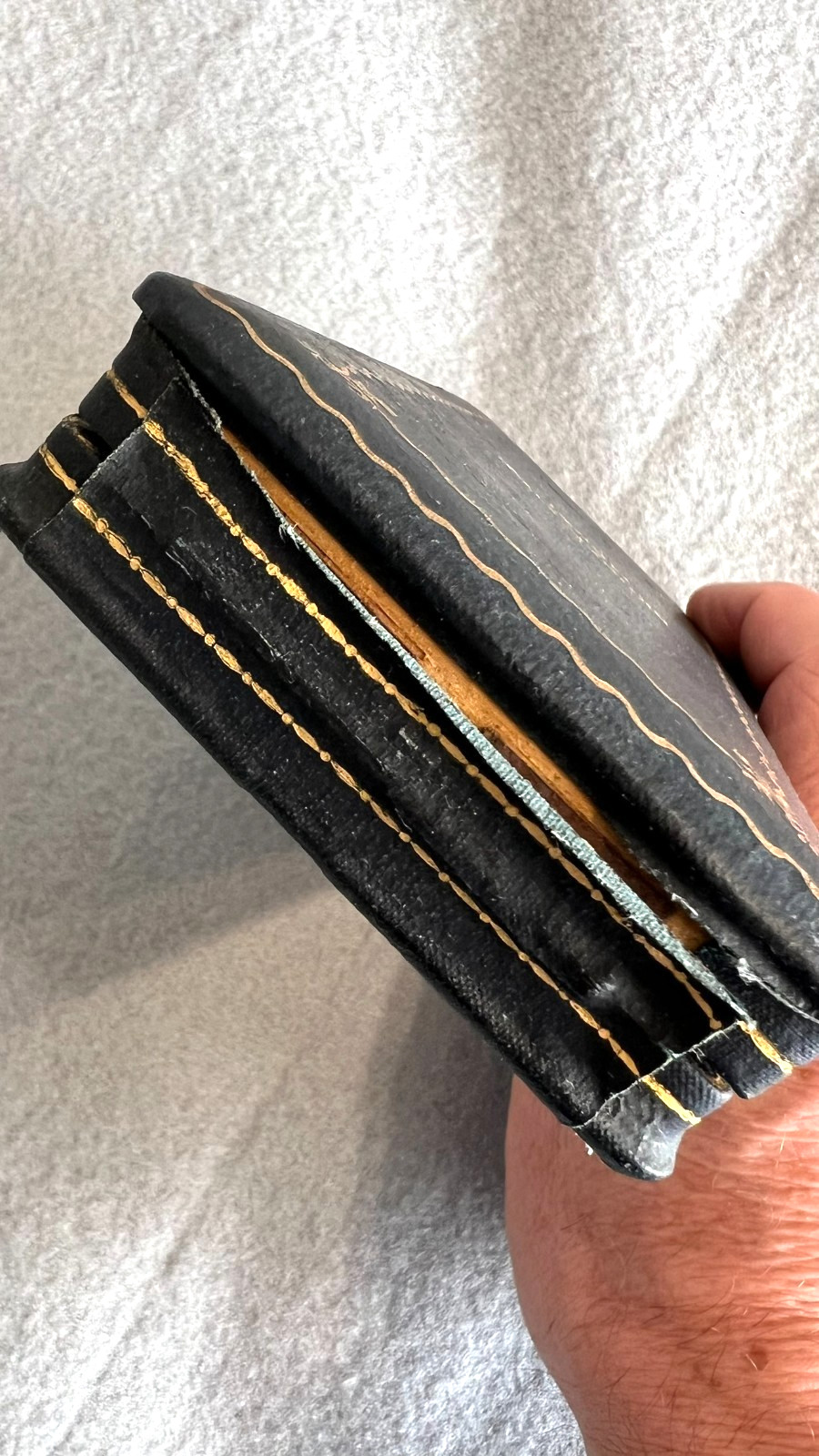 Vtg WWII Vietnam US Bronze Star Medal Presentation Case Coffin Box Only - Empty