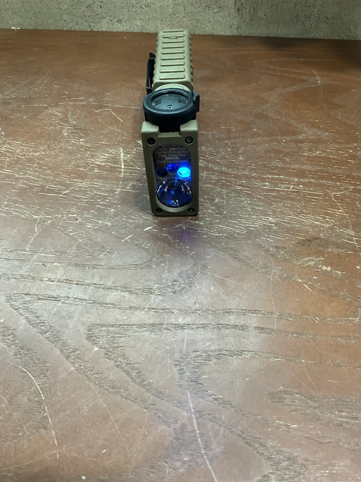 STREAMLIGHT MILITARY SIDEWINDER TACTICAL FLASHLIGHT RED/WHITE/BLUE/IR COYOTE TAN