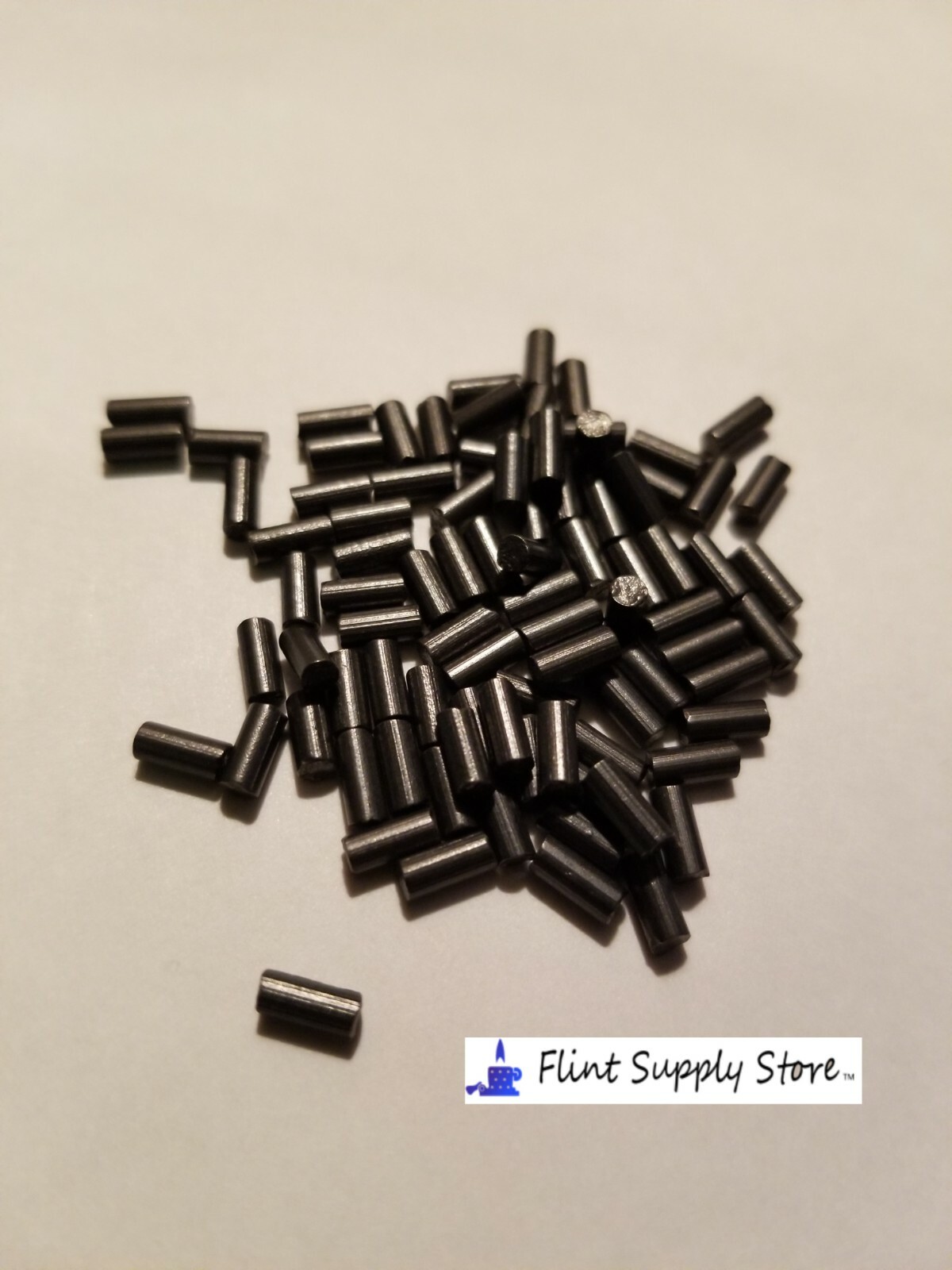 50 Lighter Flints Black Replacement for fluid/gas lighters, Bulk Lighter Flint