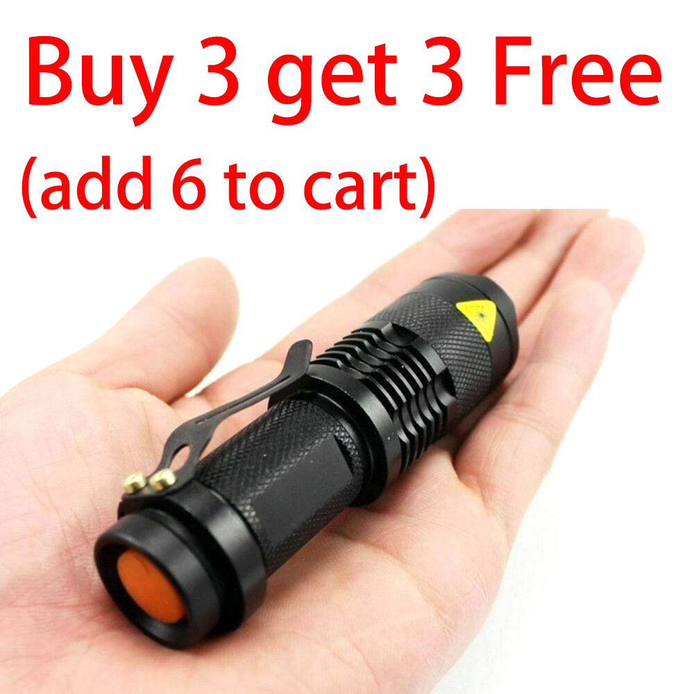 LED Tactical Flashlight Military Grade Handheld Torch Light