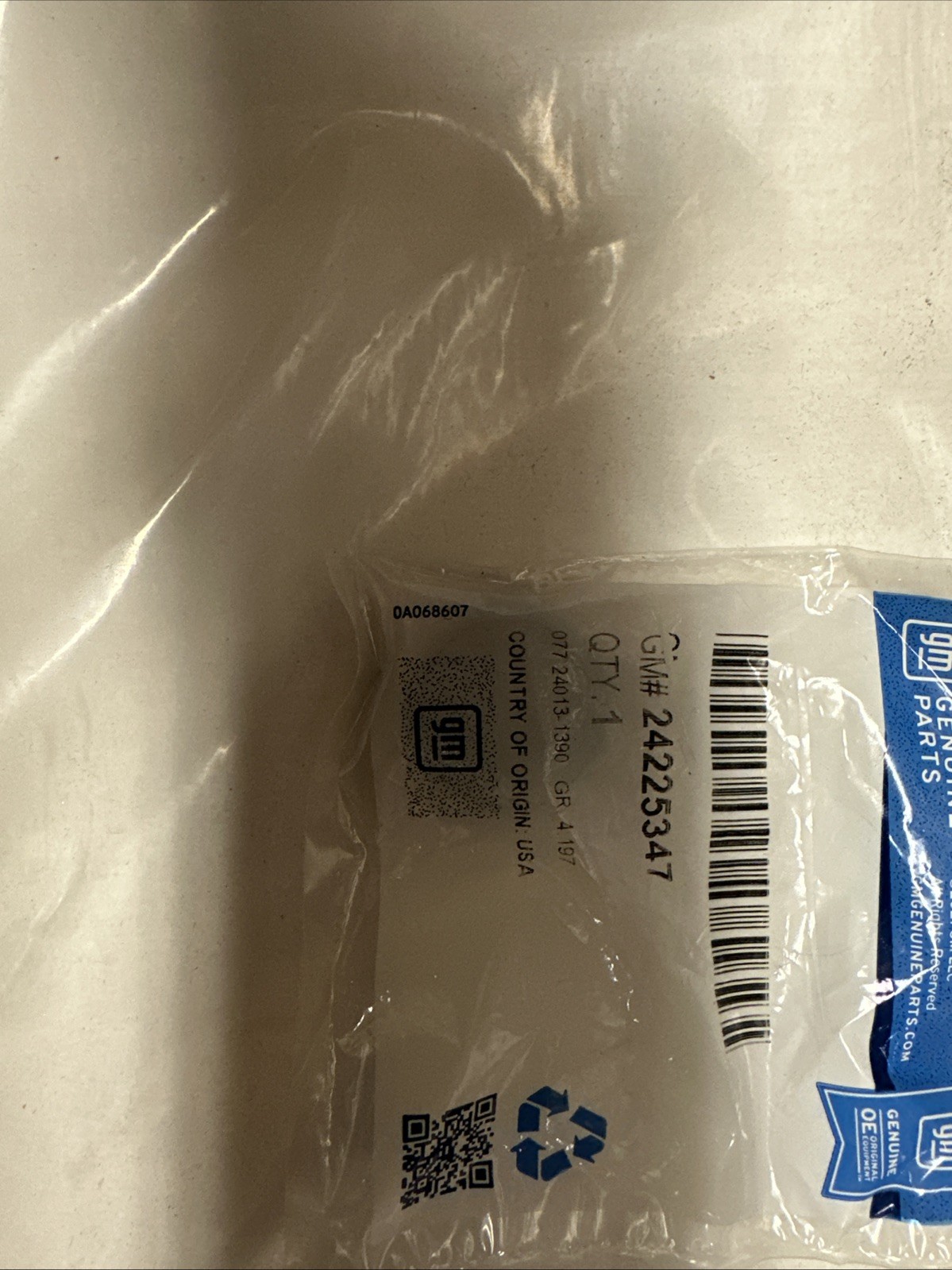 OEM GM TRANSMISSION FILTER KIT-Filter 24236517,Gasket 24226850,Seal 24225347*