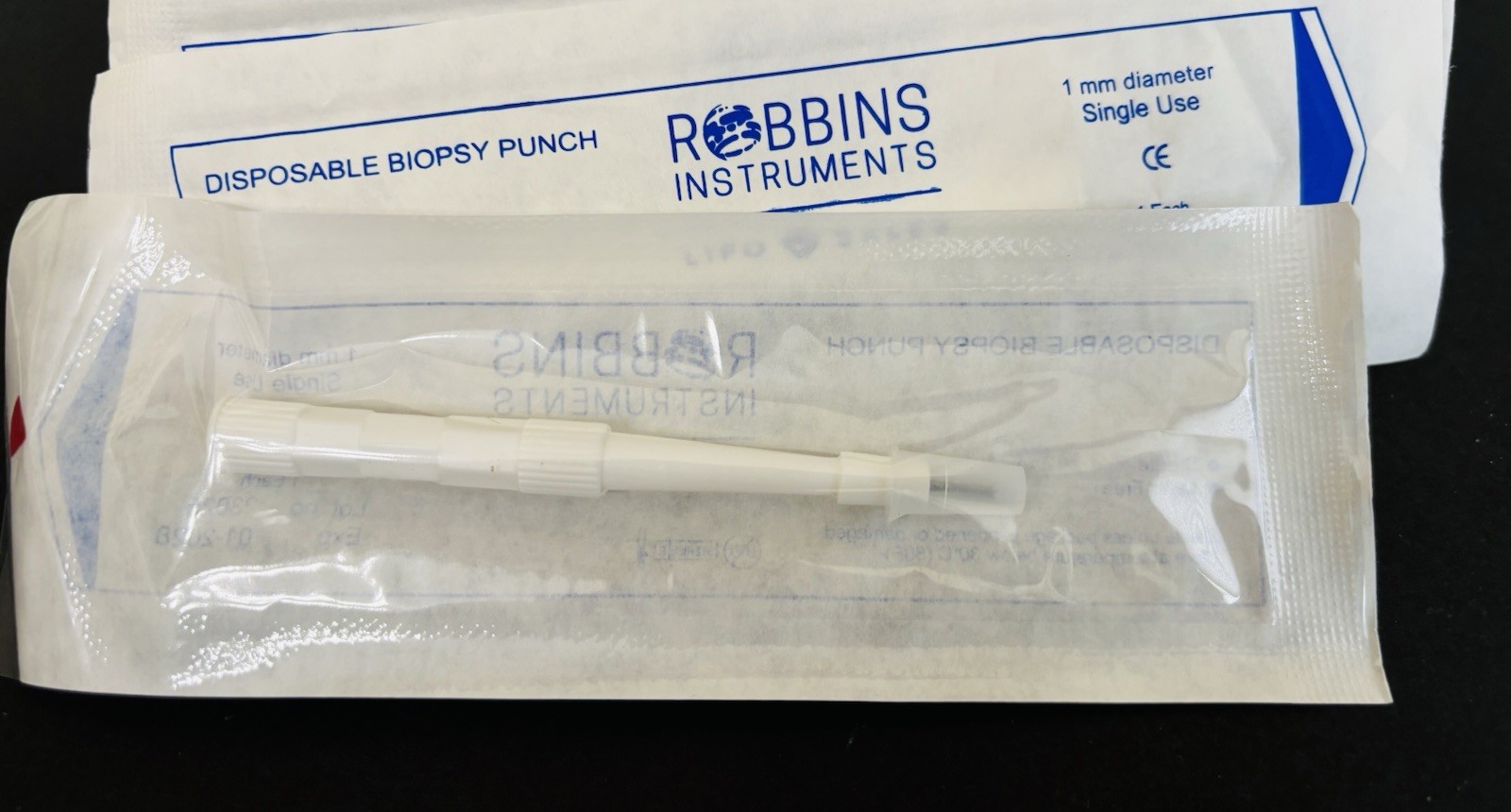 5 pcs Robbins Biopsy Punch 1mm RBP-10 Sterile