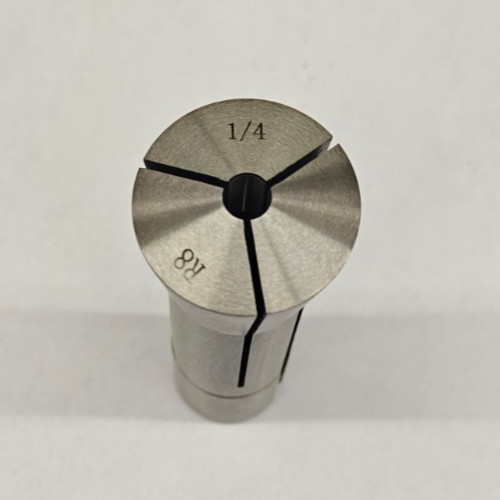 Rapidhold 1/4" R8 Round Collet - Hardened & Precision Ground - High Grade Steel