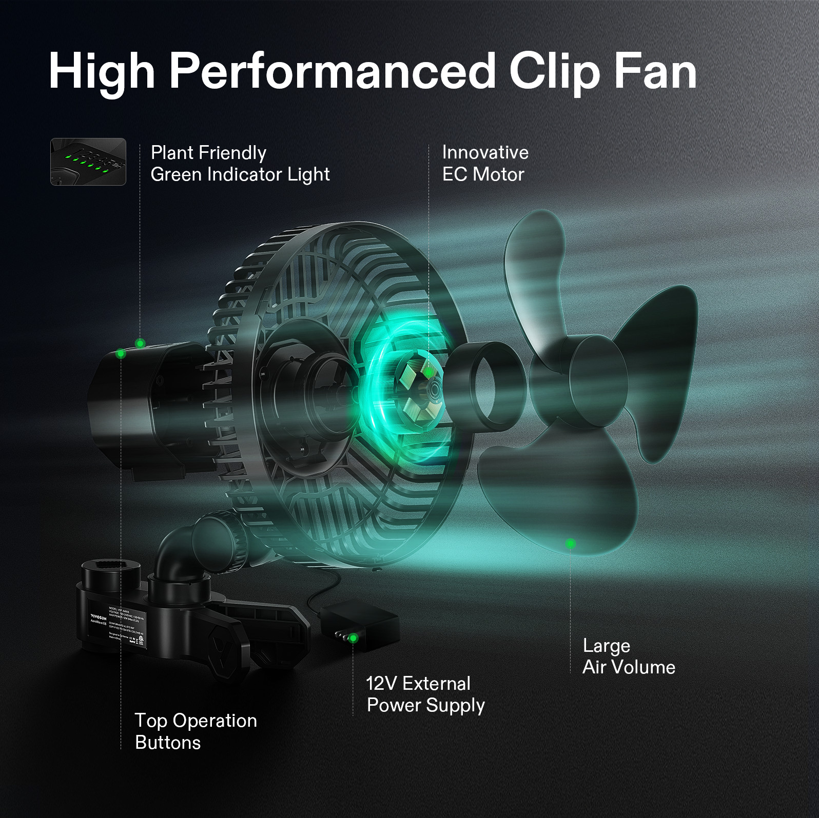 VIVOSUN 32"x32"x63" PRO Complete Grow Tent Kit A150SE Light 4" Fan E42A Control