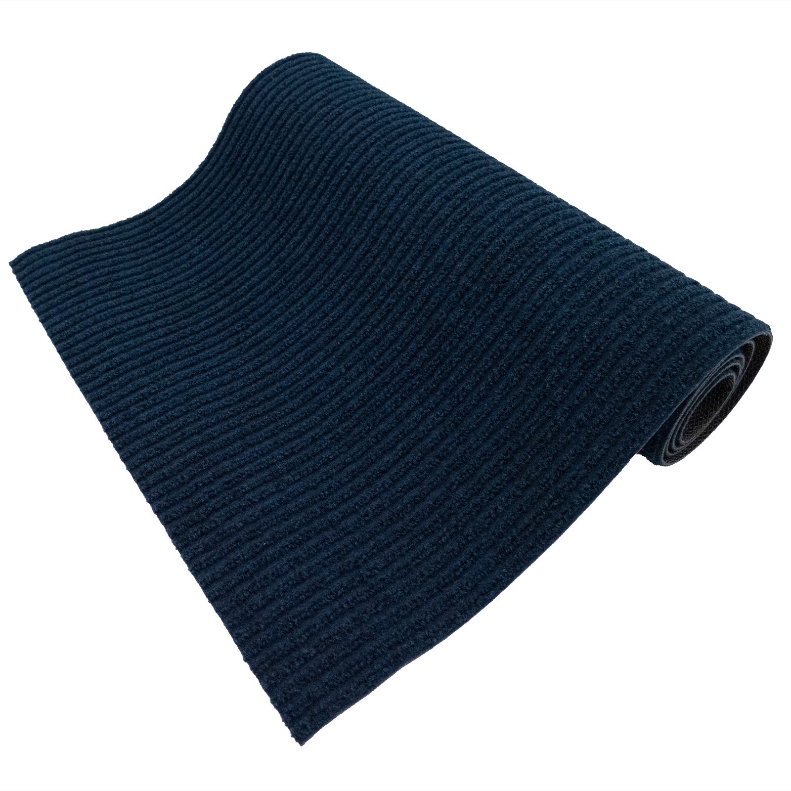 Custom Size Anti-Slip Dark Blue Outdoor Runner Rug