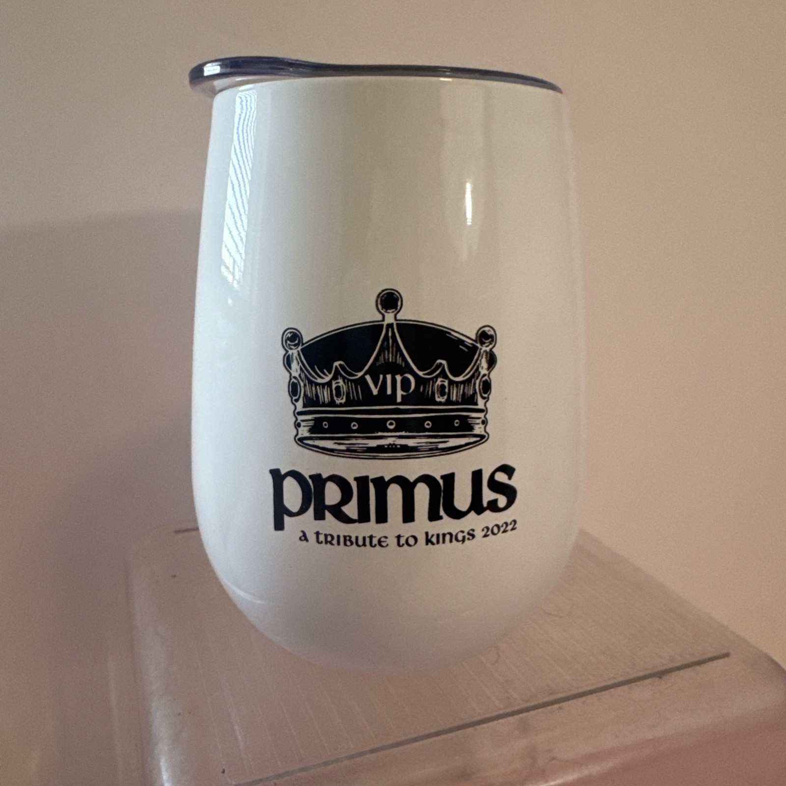 Primus VIP Tour Cup Mug A Tribute To Kings 2022 White With Lid Collectible NEW