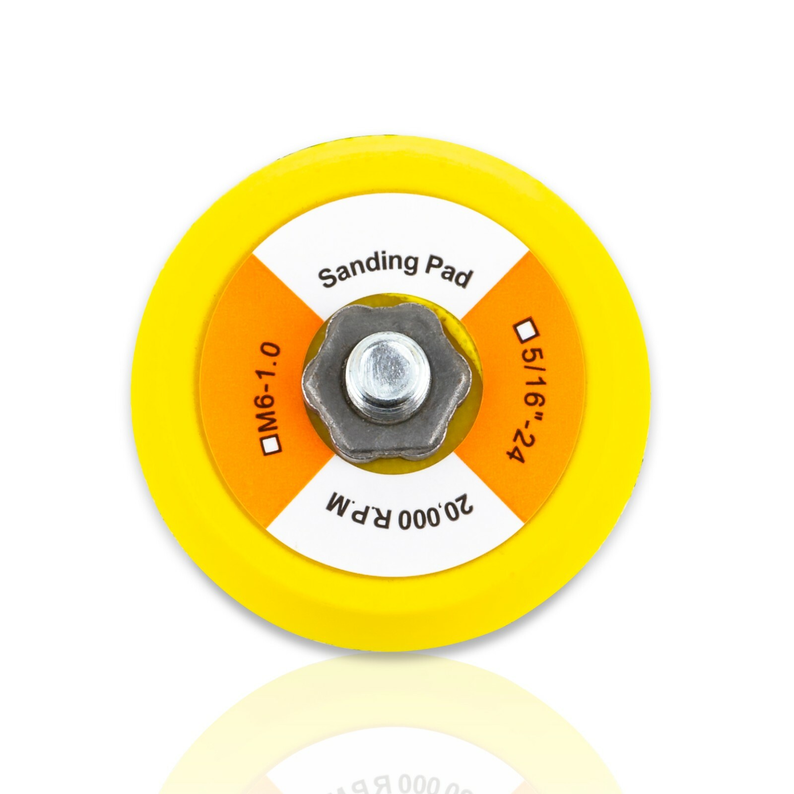 TGR 2" Hook and Loop Sanding Polishing Backup Pad with 5/16"-24 Threads (6 Pack)