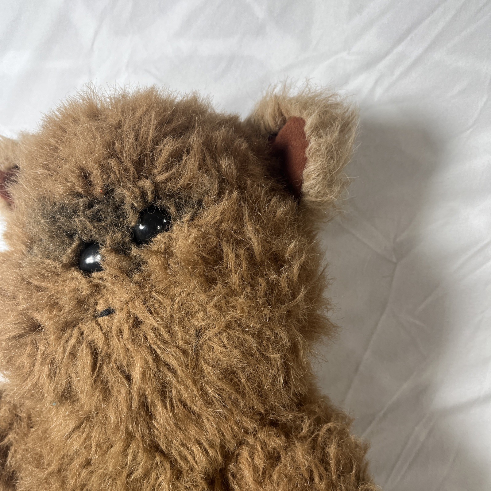 Star Wars Wicket The Ewok Plush Lucasfilm 15" 1983 Shaggy No Hood Vtg Kenner