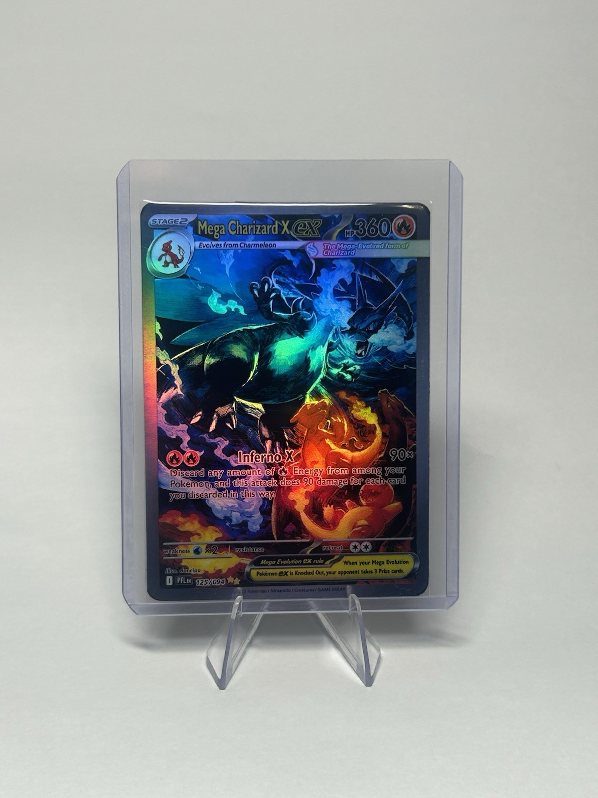 Pokémon Mega Charizard X Ex Holofoil Playtest Card
