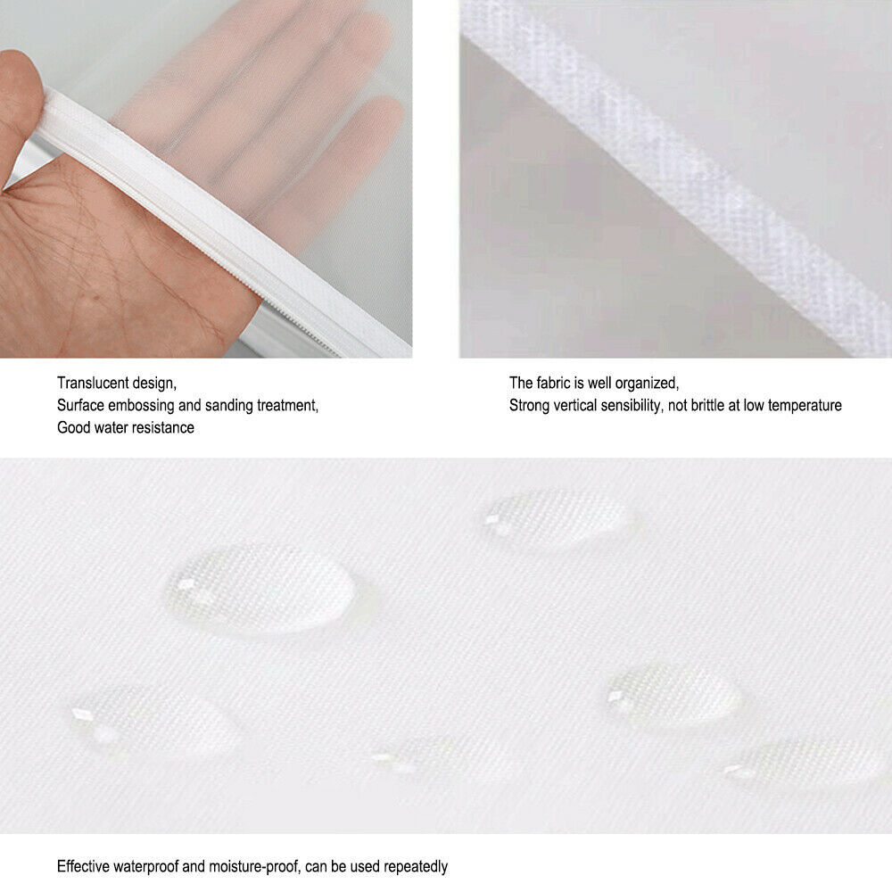 5pcs Clothes Coat Protect Garment Cover Bags Suit Storage Bags Zipper Dress NEW