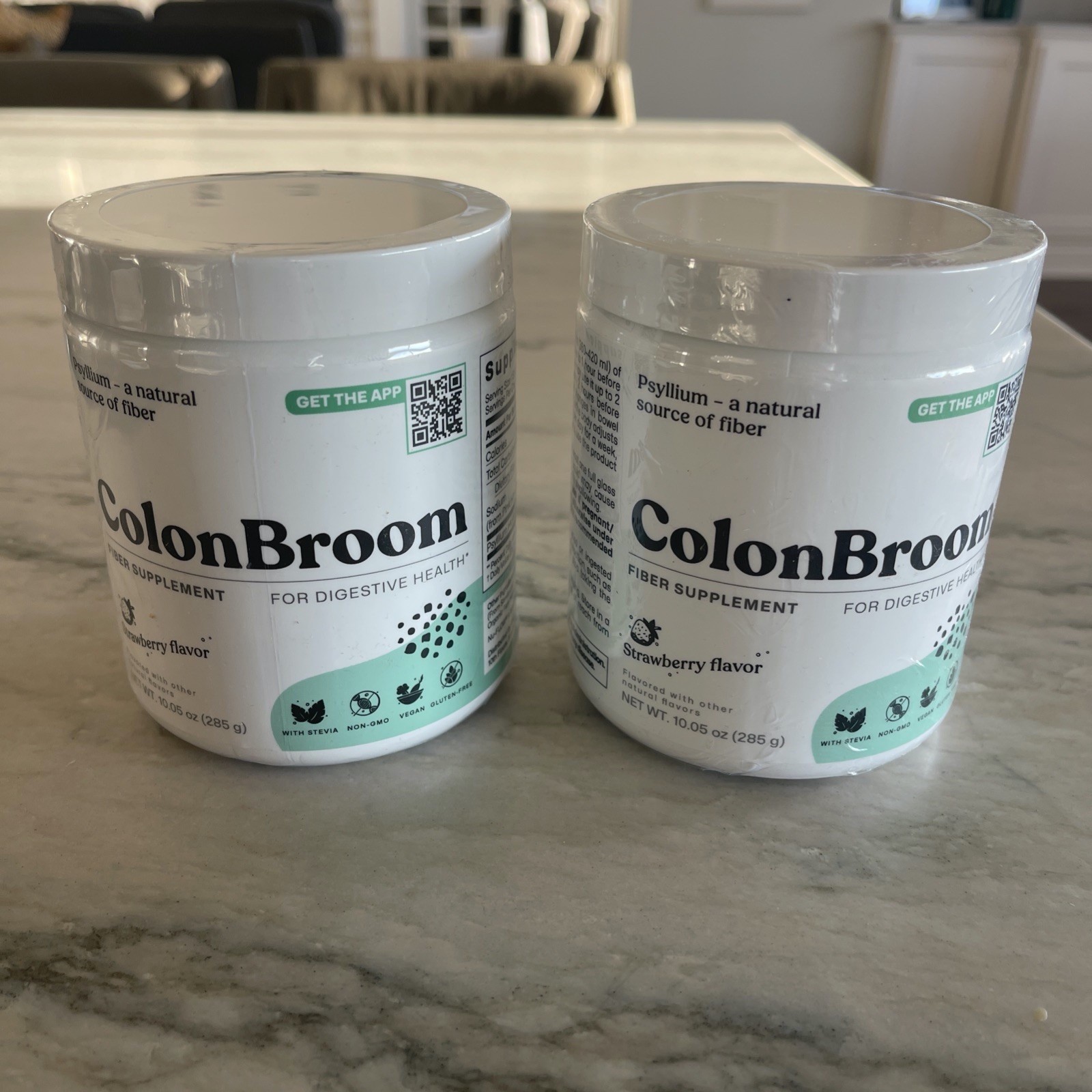 2x Colon Broom Strawberry, 50 Servings Each (100 Total)  Exp 12/2026