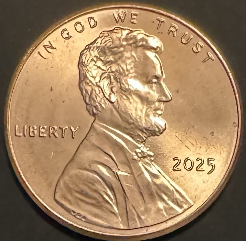 2025-P Lincoln Shield Cent Uncirculated BU 1 Penny Coin From Original Rolls