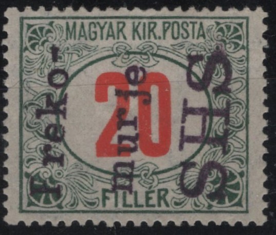 SHS YUGOSLAVIA SLOVENIA DOBROVNIK 1919