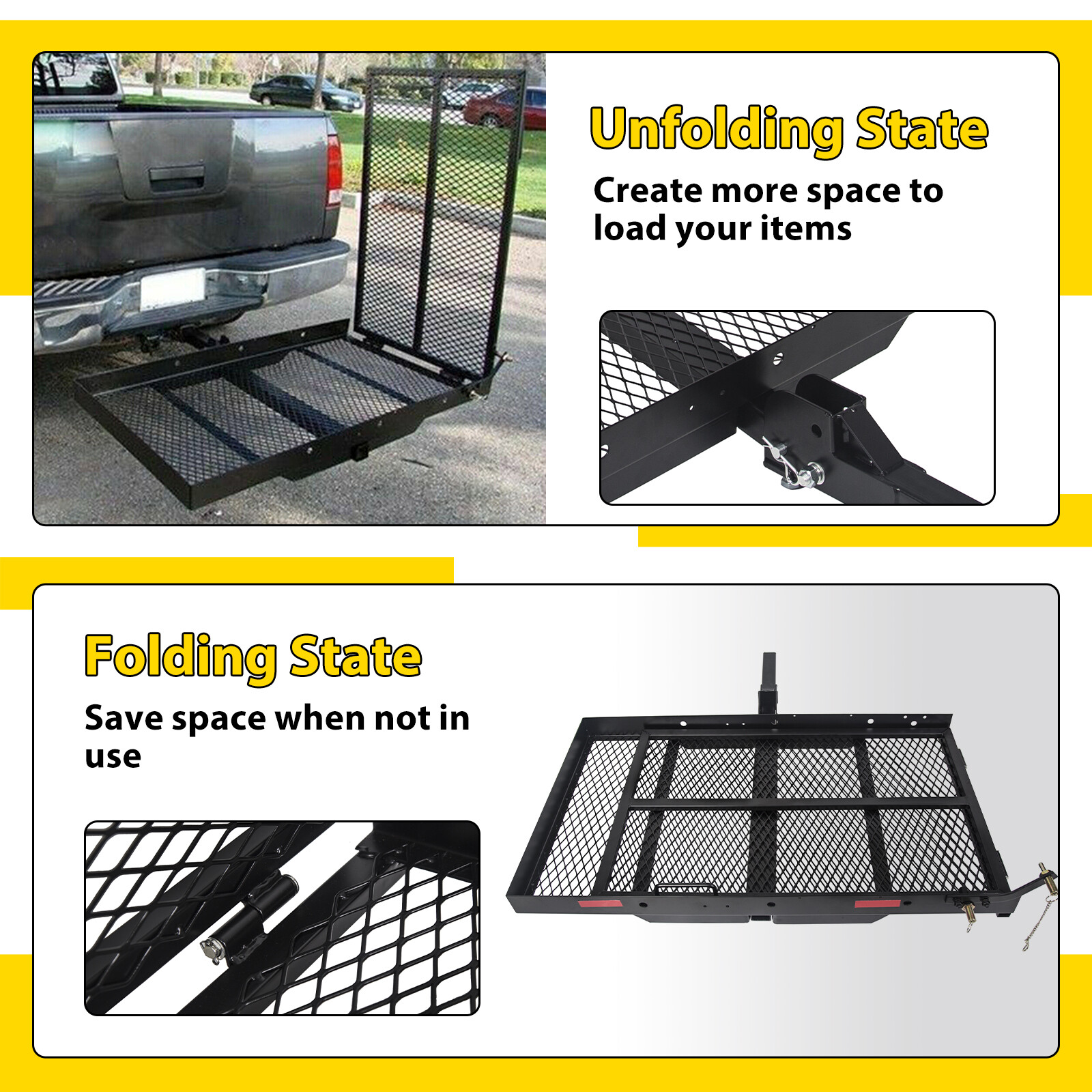 Mobility Carrier Wheelchair Scooter Rack Disability Medical Ramp Hitch