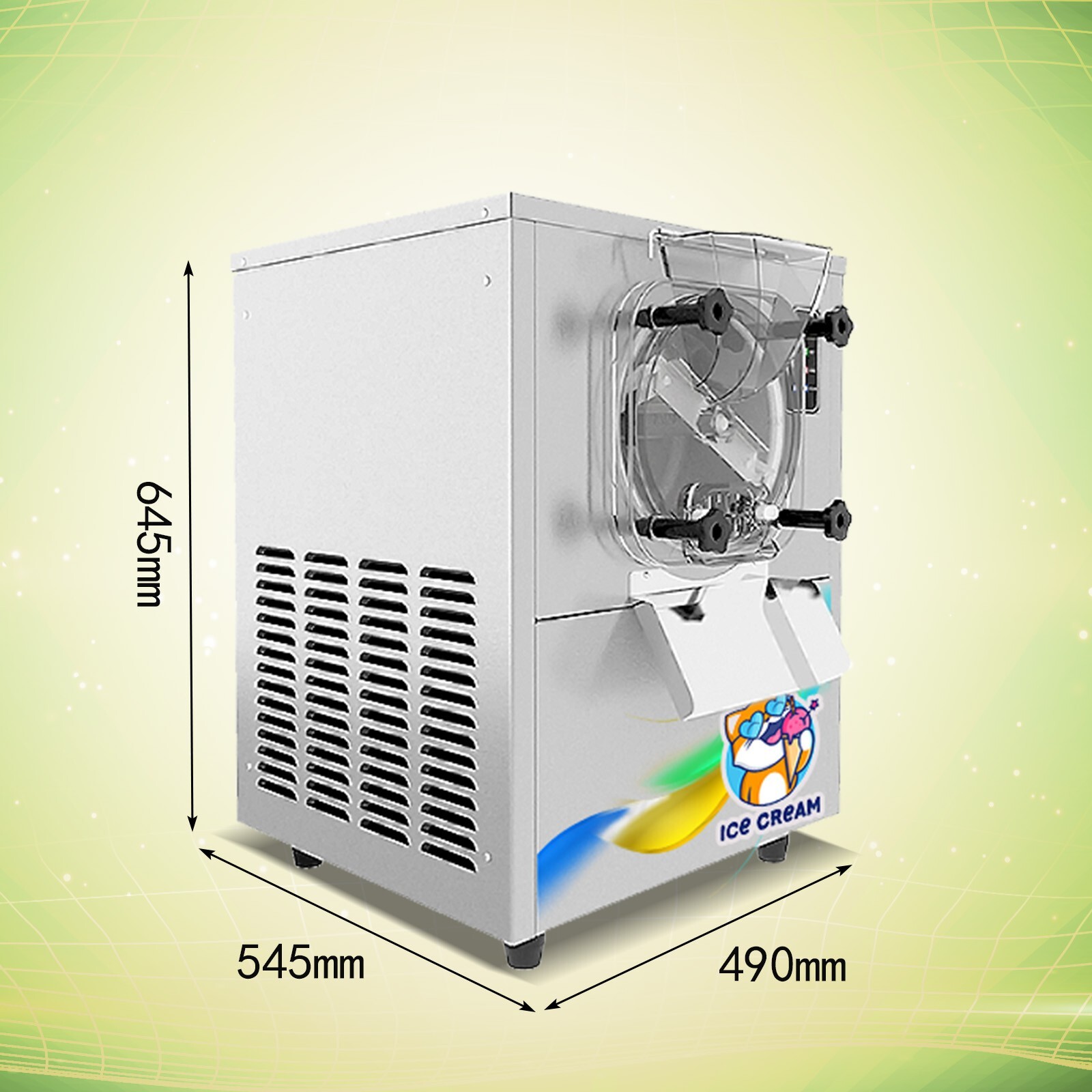 Kolice Commercial Tabletop Gelato Hard ice Cream Machine 4 gal/hour