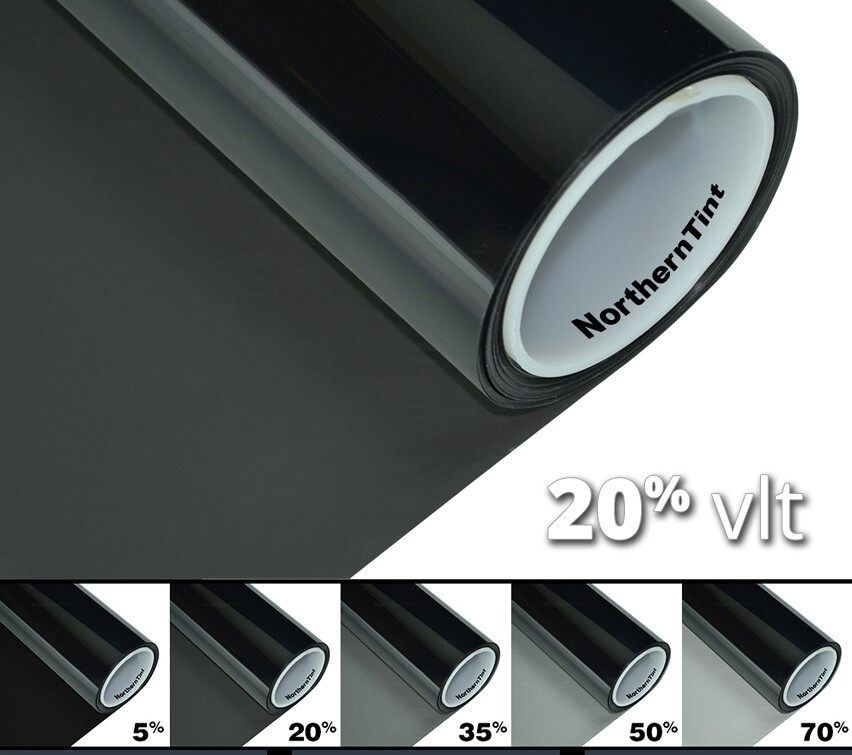 Eco-Nano Carbon Window Tint Roll 40" x 100' Select from 5% 20% 35% 50% 70% VLTs