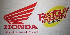 LICENSED HONDA VINTAGE 1975 CR125M tank wing decal sticker set AHRMA CR125