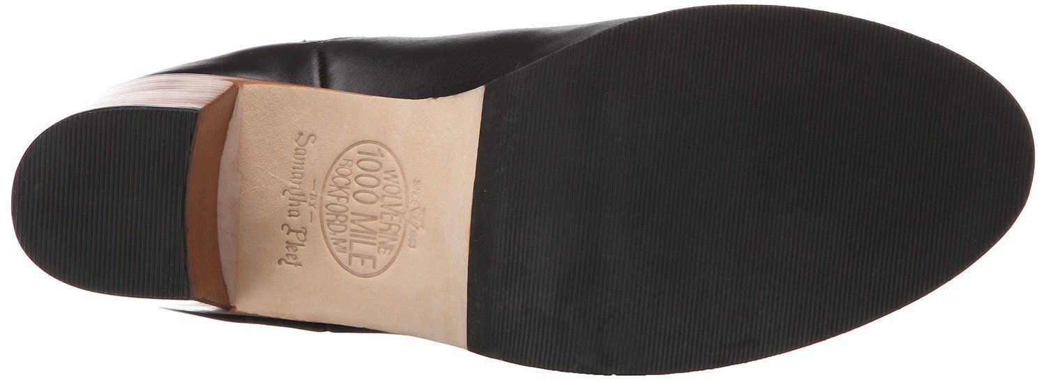 Samantha Pleet x Wolverine 1000 Mile Black Leather Ankle Boots