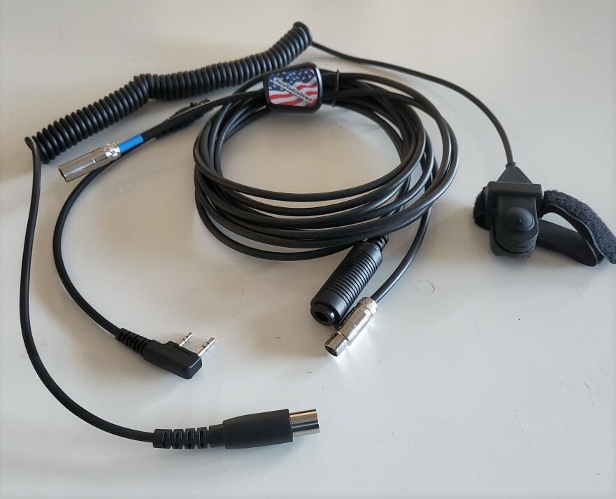 IMSA CAR HARNESS[6'LONG] W/KENWOOD JUMPER W/PTT