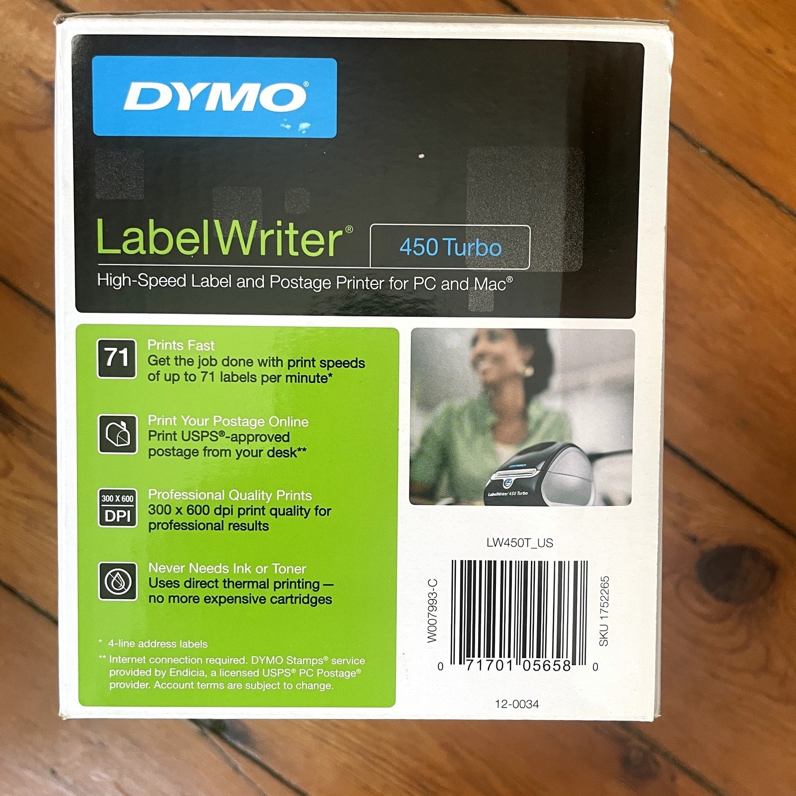 Dymo Label Writer High Speed Label Postage Printer 450 Turbo