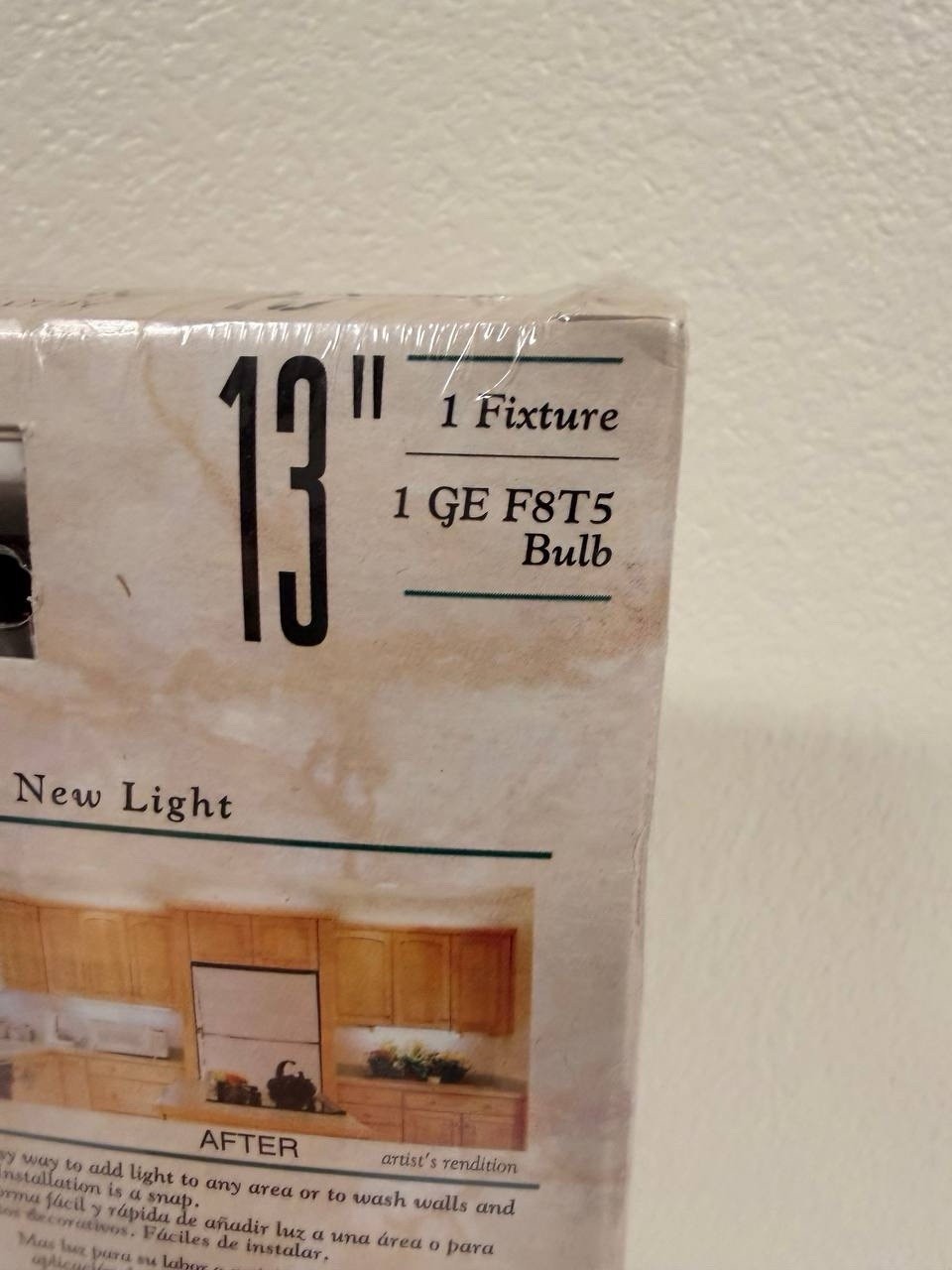 GE Profile Performance 13 Fluorescent Light Fixture F8T5 Ultra Thin New