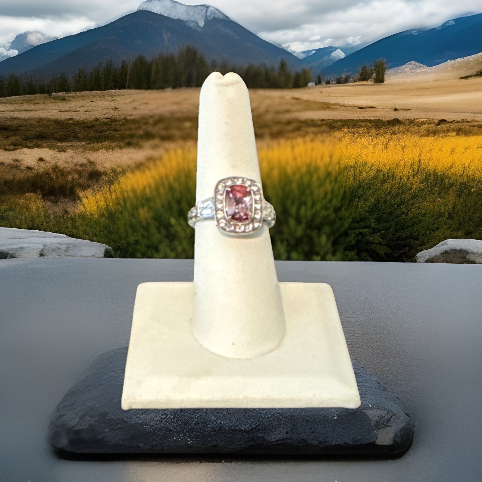 Brighton REINA Ring Pink Size 9 NWT List $78 Rare Find!