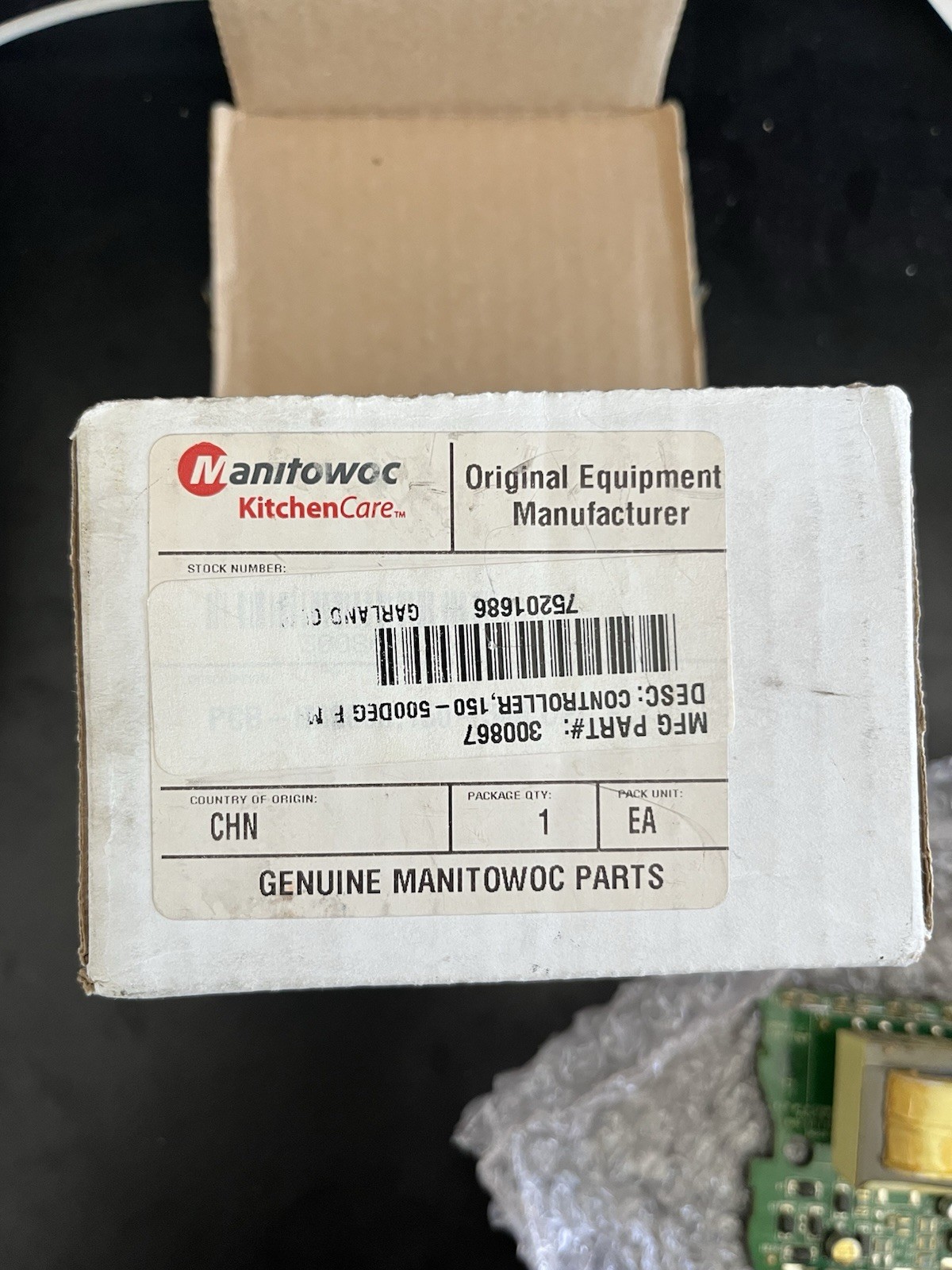 Garland 1955501 Temperature Control Board PCB IM2000 150-500°F