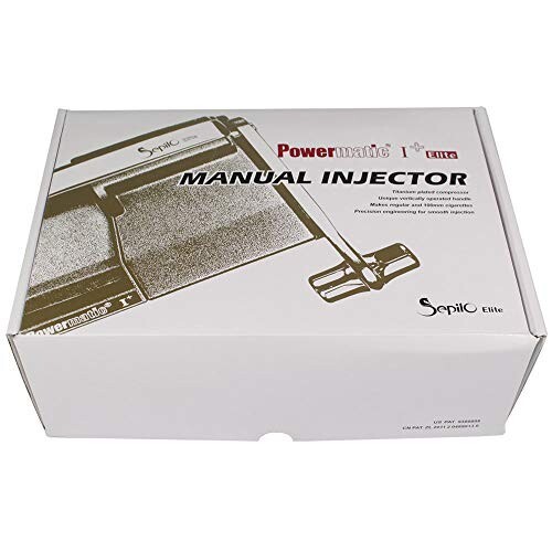 🔥😎 POWERMATIC I+ ELITE MANUAL CIGARETTE INJECTOR 100MM & 78MM CIG COMPATIBLE